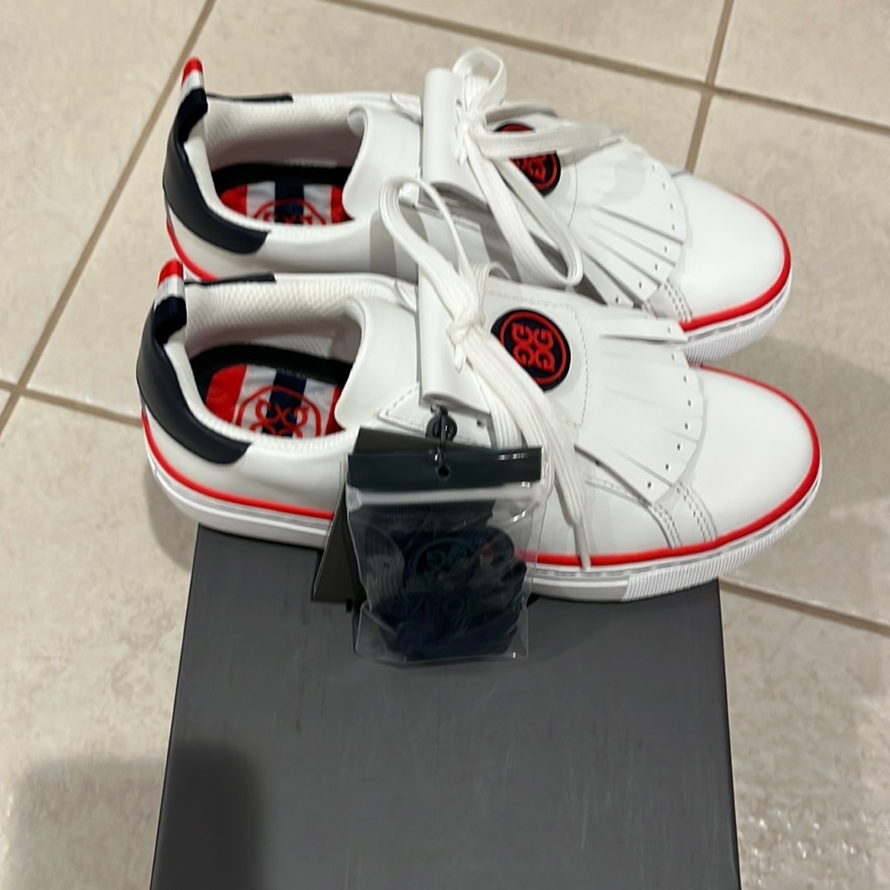 G/FORE ladie's golf shoe-kilte Oxford-white    7 1/2 M-brand new